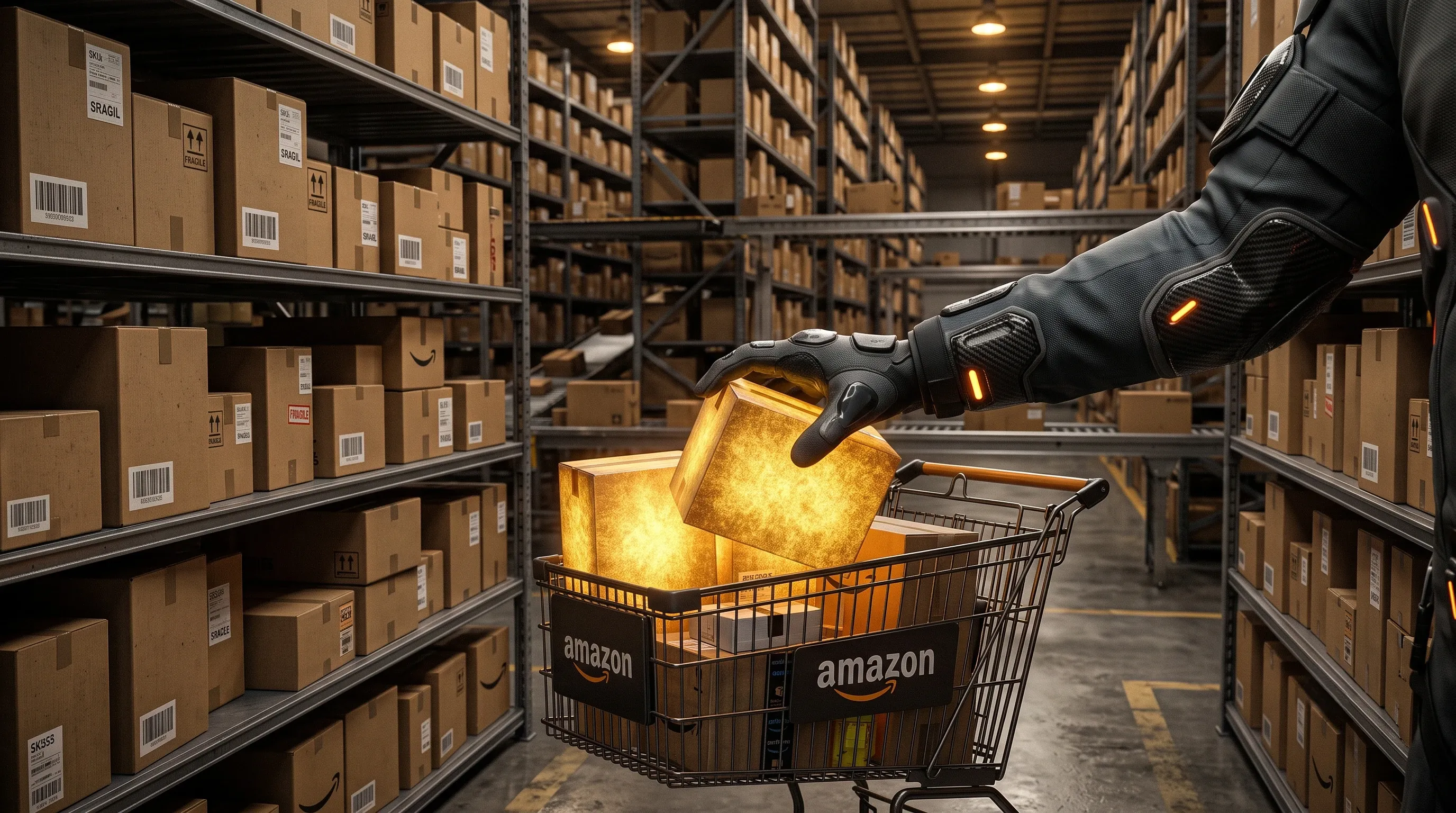 Do catálogo próprio, sobem à Amazon só as referências que fecham a conta com margem.