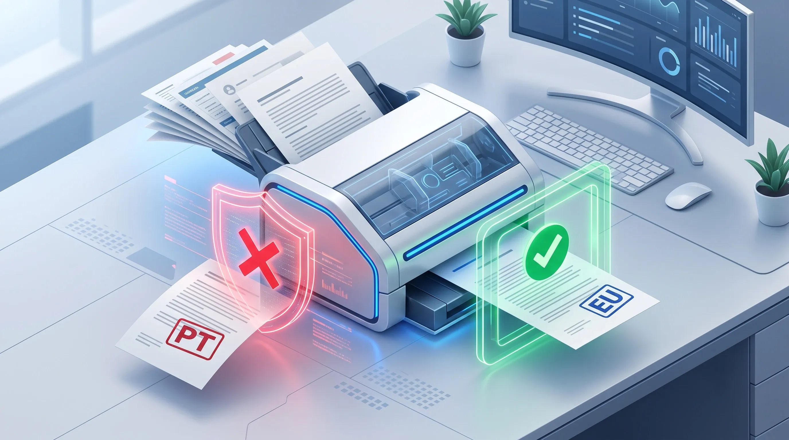 O Brand Registry rejeita a marca do INPI português e aceita a da EUIPO.